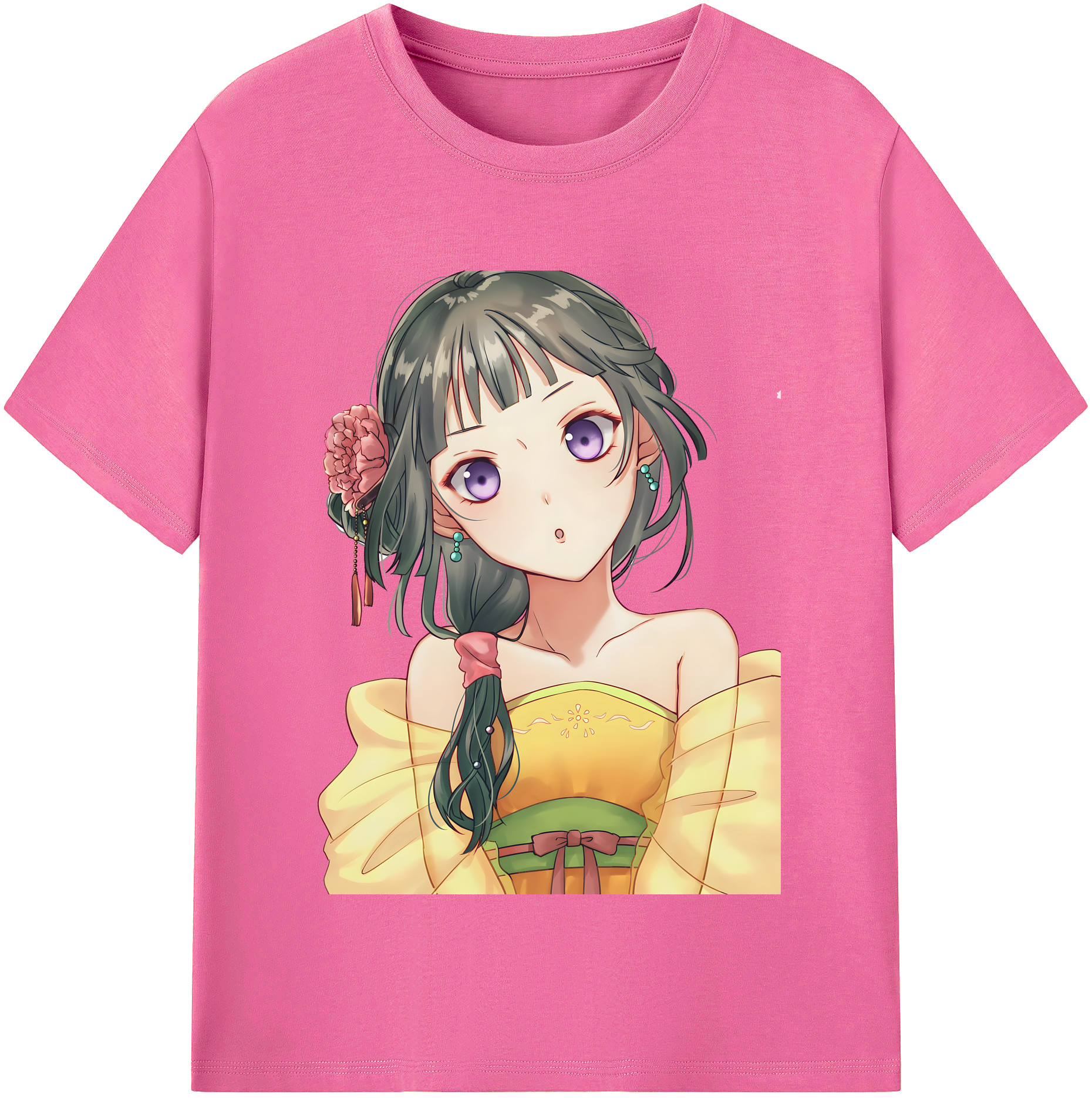 （画像用） 薬屋のひとりごと The Apothecary Diaries レディースカジュアルプリントTシャツ（綿100％）
